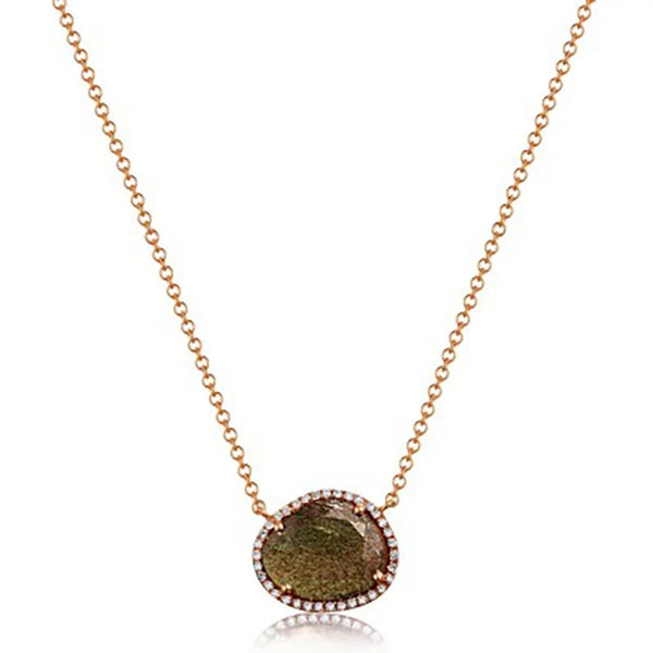 Organic Labradorite Necklace - 1